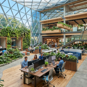 Google Global Enterprise Wellness Ecosystem Biophilic Design Integration